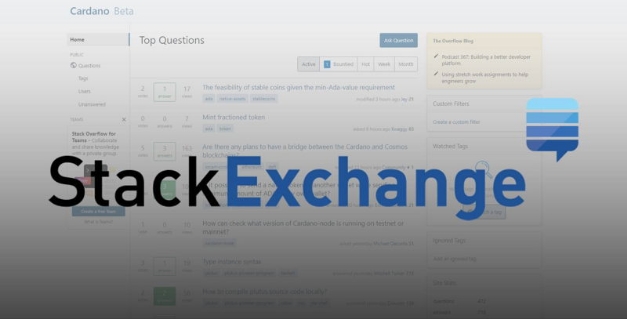 Cardano Stack Exchange: một tài nguyên dành cho cộng đồng nhà phát triển đang được phát triển và hoạt động sôi nổi
